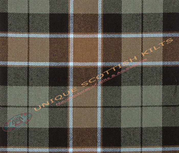 Graham of Menteith Weathered Tartan Fabric - Running Yards - 16 Oz Weight, 54 inches Width