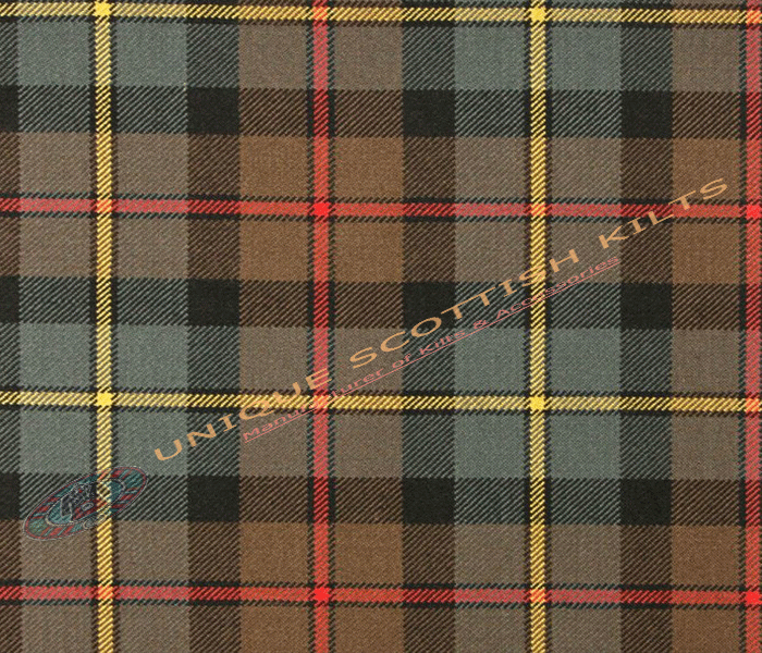 Macleod of Harris Weathered Tartan Fabric - Running Yards - 16 Oz Weight, 54 inches Width