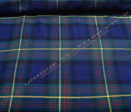 Muir-Modern-Tartan Fabric - Running Yards - 16 Oz Weight, 54 inches Width