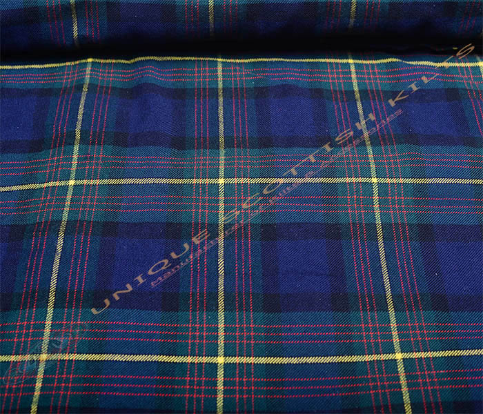 Muir-Modern-Tartan Fabric - Running Yards - 16 Oz Weight, 54 inches Width