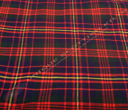 Cameron-Modern-Tartan Fabric - Running Yards - 16 Oz Weight, 54 inches Width