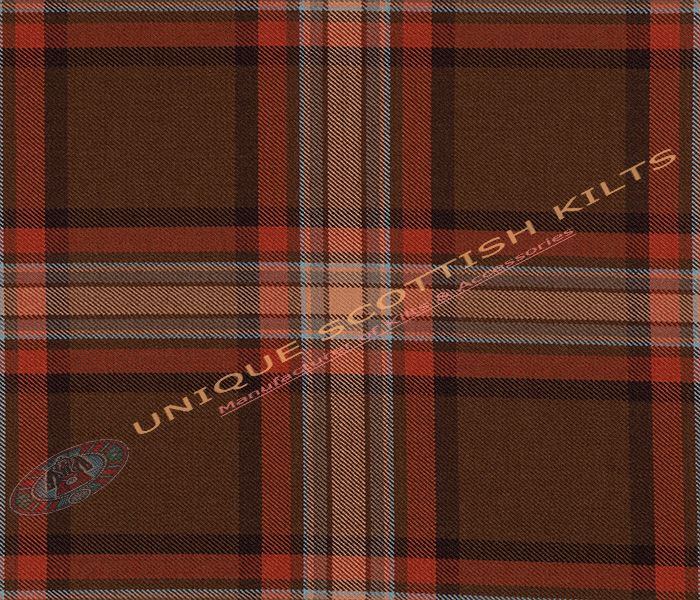 County Down Tartan Fabric - Running Yards - 16 Oz Weight, 54 inches Width