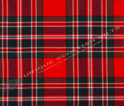 MacFarlane Clan Modern Tartan Fabric - Running Yards - 16 Oz Weight, 54 inches Width