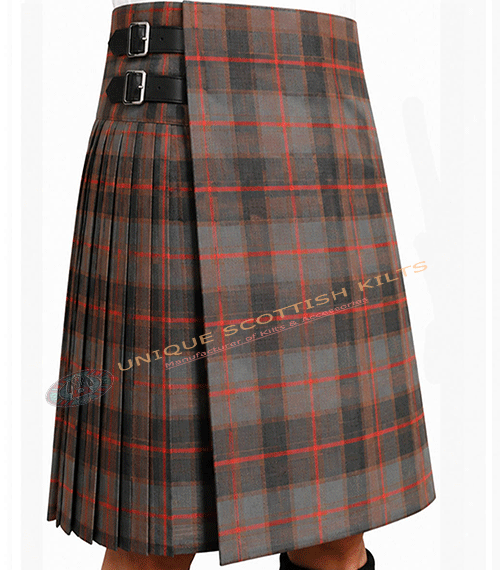 Gunn Weathered Tartan 8 Yard Kilt - Image 2