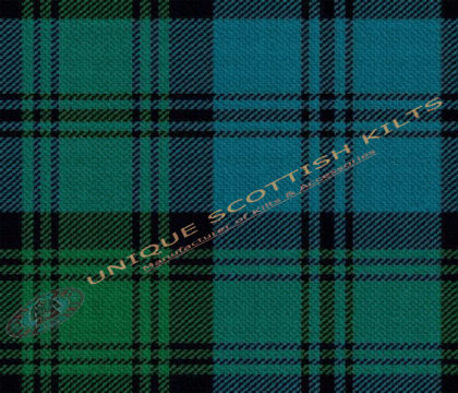 Kerr Hunting Modern Tartan Fabric - Running Yards - 16 Oz Weight, 54 inches Width