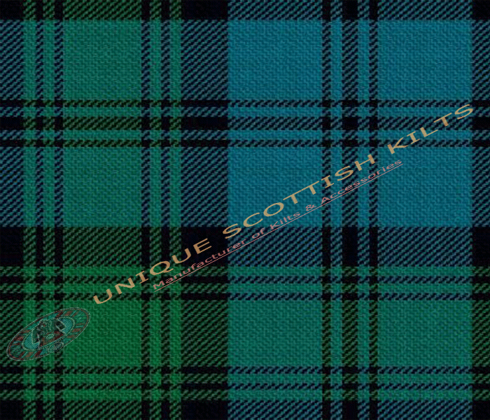 Kerr Hunting Modern Tartan Fabric - Running Yards - 16 Oz Weight, 54 inches Width