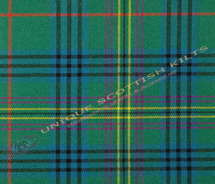 Kennedy Ancient Tartan Fabric - Running Yards - 16 Oz Weight, 54 inches Width