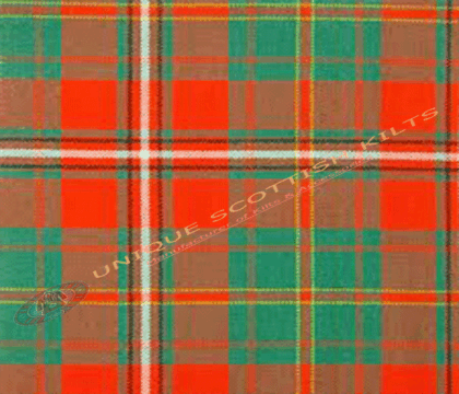 Hay ancient Tartan Fabric - Running Yards - 16 Oz Weight, 54 inches Width