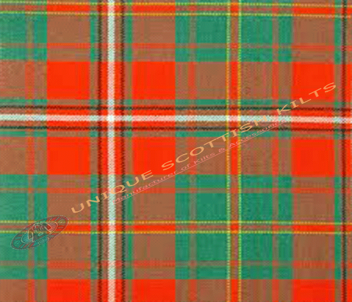 Hay ancient Tartan Fabric - Running Yards - 16 Oz Weight, 54 inches Width