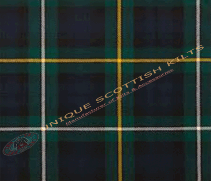 Campbell of Argyle Modern Tartan Fabric - Running Yards - 16 Oz Weight, 54 inches Width