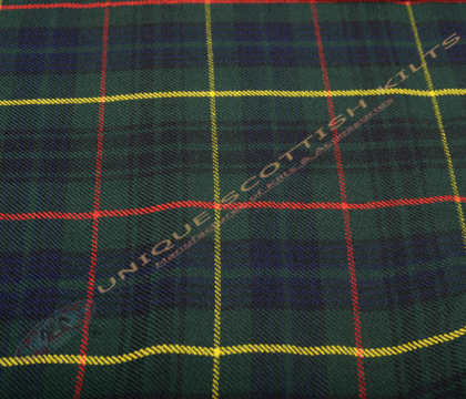 Hunting-Stewart-Tartan Fabric - Running Yards - 16 Oz Weight, 54 inches Width