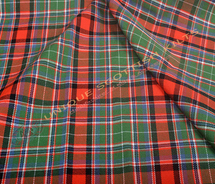 Valencia-Ancient-Tartan Fabric - Running Yards - 16 Oz Weight, 54 inches Width - Image 2