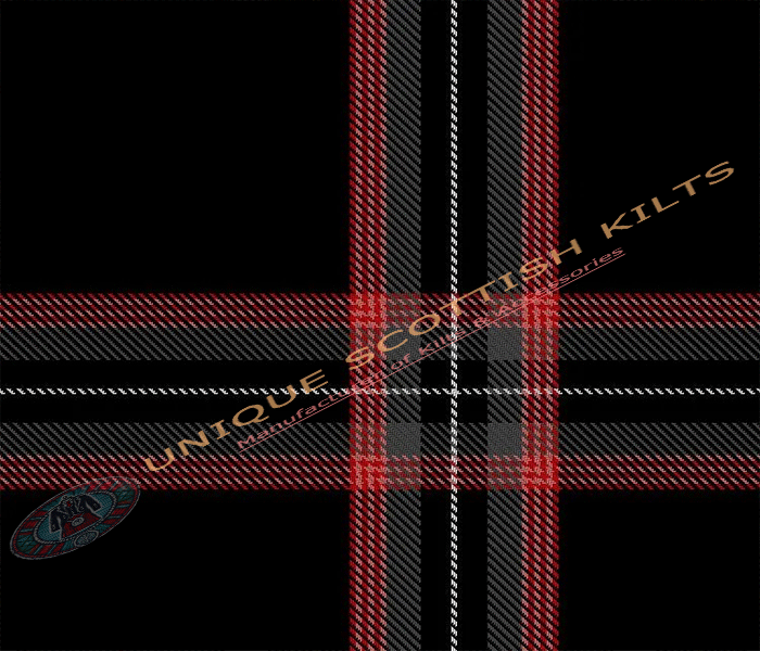 Witches Tartan Fabric - Running Yards - 16 Oz Weight, 54 inches Width