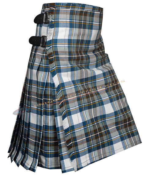 Blue Dress Stewart Tartan 8 Yard Kilt - Image 2