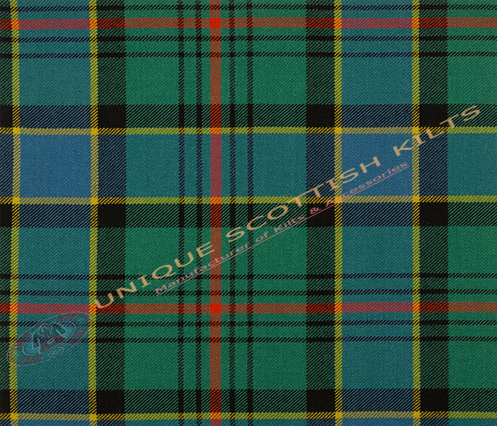 Ogilvie Hunting Ancient Tartan Fabric - Running Yards - 16 Oz Weight, 54 inches Width