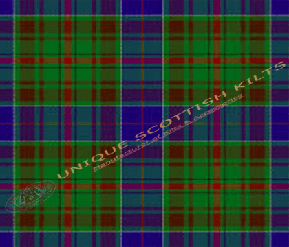 Adam-Tartan Fabric - Running Yards - 16 Oz Weight, 54 inches Width