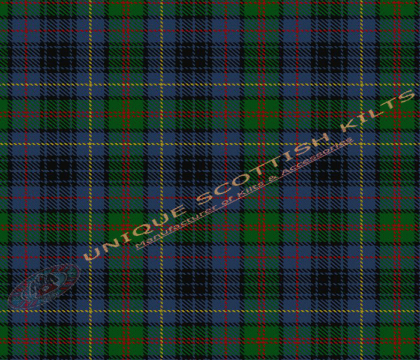 Allen-Old-Tartan Fabric - Running Yards - 16 Oz Weight, 54 inches Width