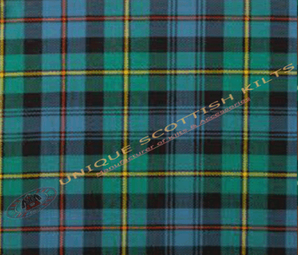 Baillie-Ancient-Tartan Fabric - Running Yards - 16 Oz Weight, 54 inches Width