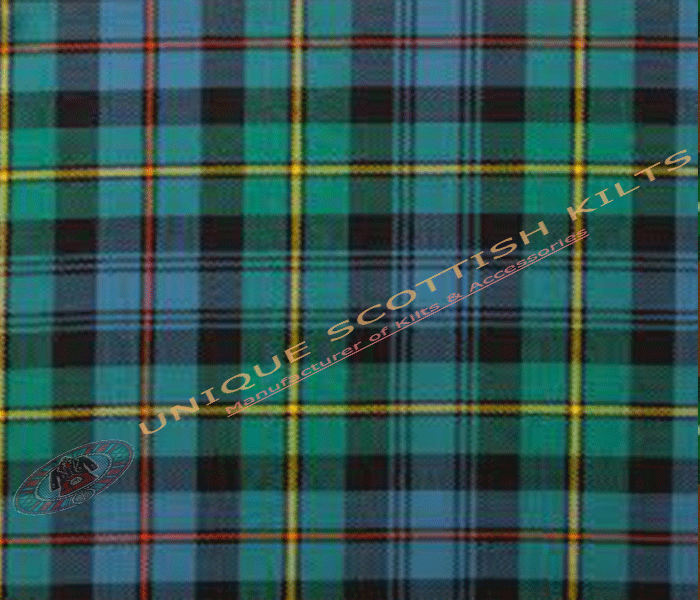 Baillie-Ancient-Tartan Fabric - Running Yards - 16 Oz Weight, 54 inches Width