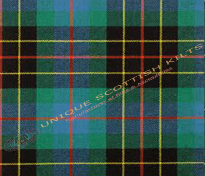 Brodie-Hunting-Ancient-Tartan Fabric - Running Yards - 16 Oz Weight, 54 inches Width