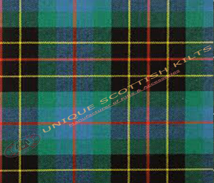 Brodie-Hunting-Ancient-Tartan Fabric - Running Yards - 16 Oz Weight, 54 inches Width