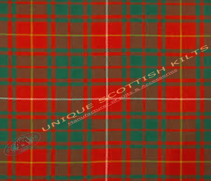 Bruce-Ancient-Tartan Fabric - Running Yards - 16 Oz Weight, 54 inches Width