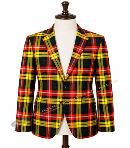 Buchanan Tartan Coat - Premium Highland Handmade jacket
