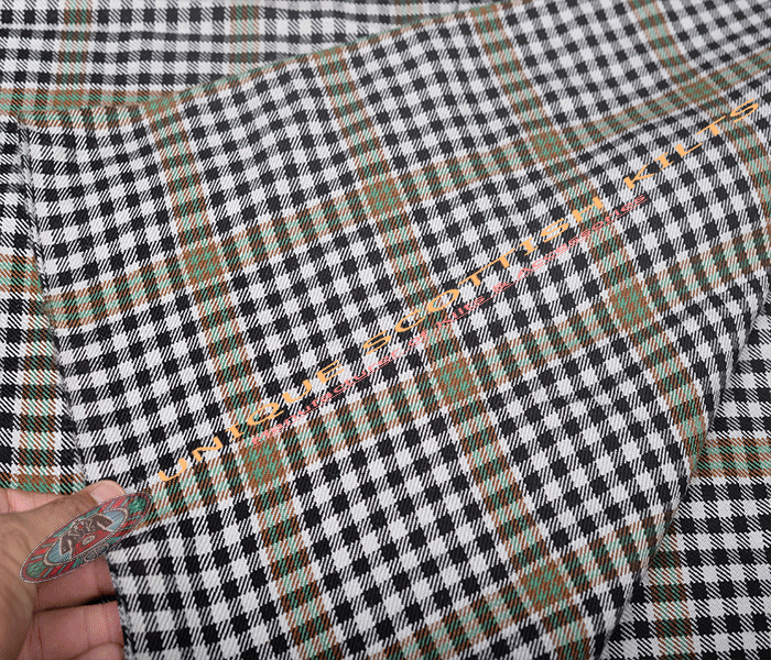 Burns-Check-Tartan Fabric - Running Yards - 16 Oz Weight, 54 inches Width - Image 2