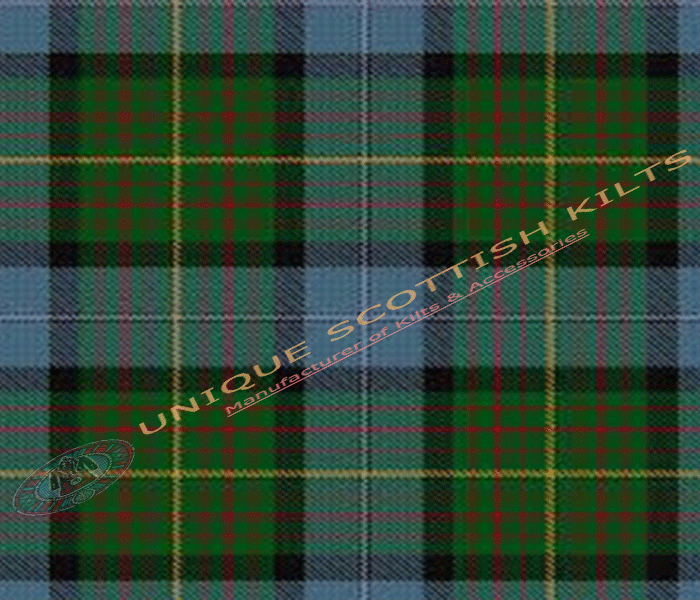 California-Tartan Fabric - Running Yards - 16 Oz Weight, 54 inches Width