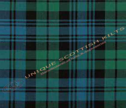 Campbell-Ancient-Tartan Fabric - Running Yards - 16 Oz Weight, 54 inches Width