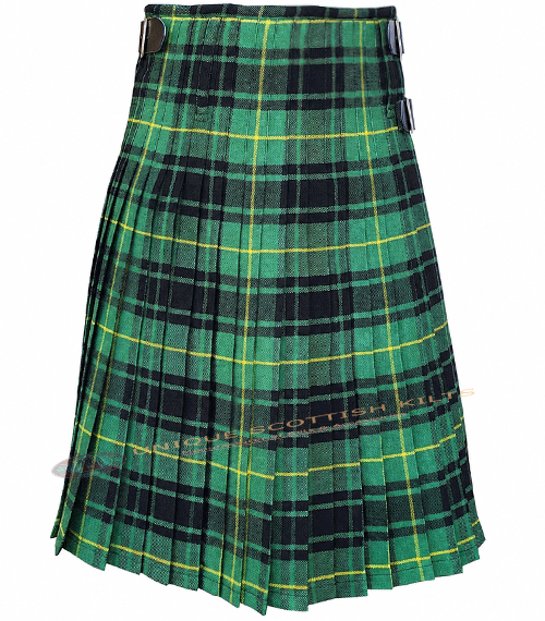 Clan MacArthur Tartan Handmade 8 Yard Kilt - Image 4