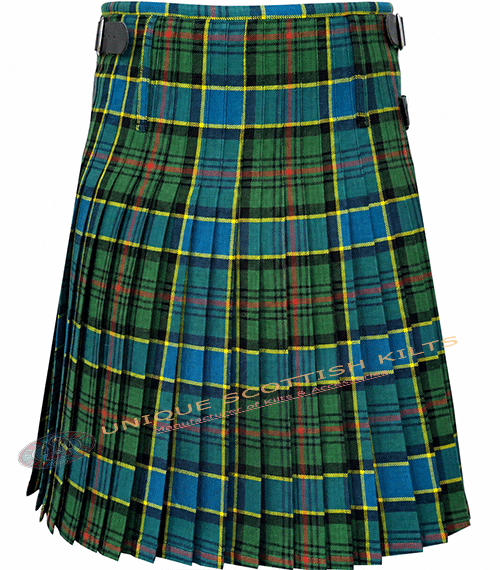 Clan Ogilvie Hunting Ancient Tartan 8 Yard Kilt - Image 3
