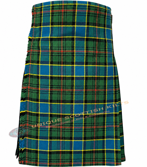 Clan Ogilvie Hunting Ancient Tartan 8 Yard Kilt - Image 2