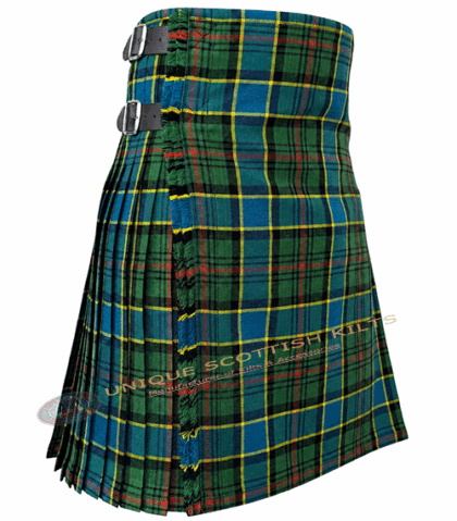 Clan Ogilvie Hunting Ancient Tartan 8 Yard Kilt