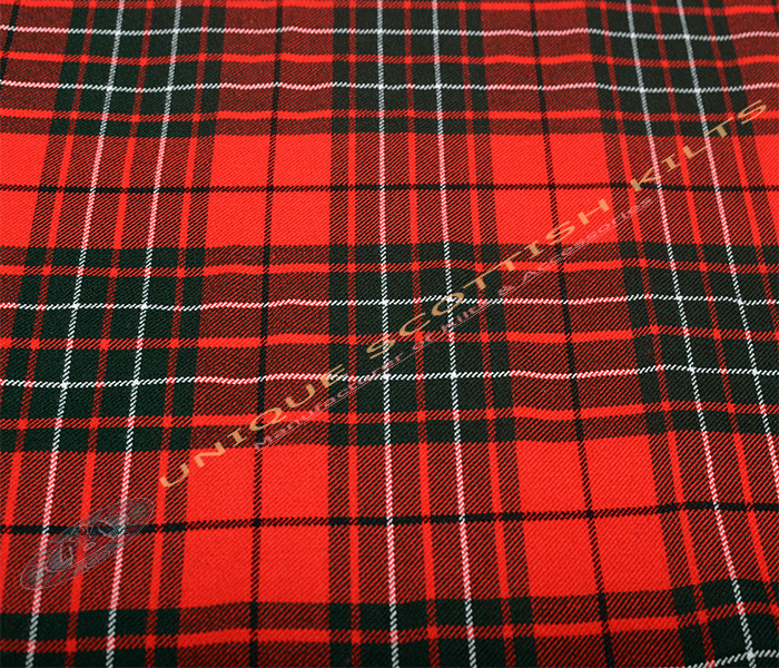 Clan Cumming Red Modern Tartan 8 Yard Kilt - Image 3