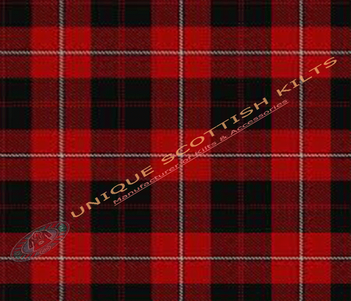 Cunningham-Tartan Fabric - Running Yards - 16 Oz Weight, 54 inches Width