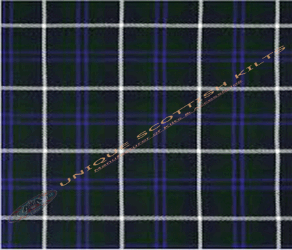 Douglas-Green-Tartan Fabric - Running Yards - 16 Oz Weight, 54 inches Width