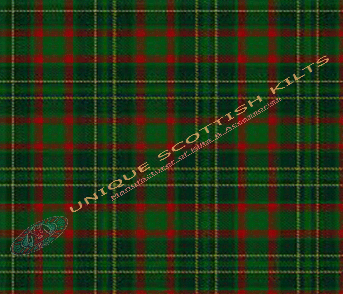 Doyle-Tartan Fabric - Running Yards - 16 Oz Weight, 54 inches Width