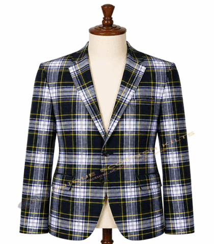 Dress Gordon Tartan Coat - Premium Highland Handmade jacket