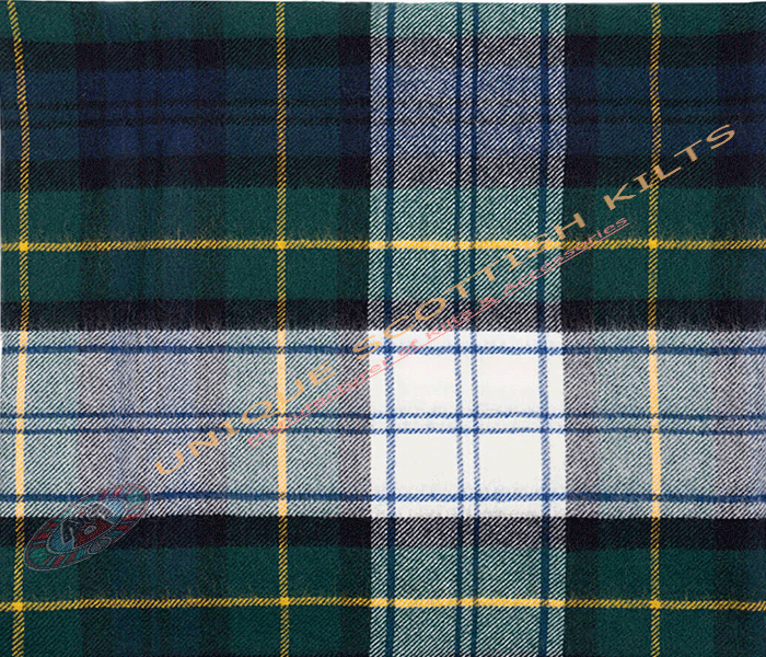 Dress-Gordon-one-Tartan Fabric - Running Yards - 16 Oz Weight, 54 inches Width