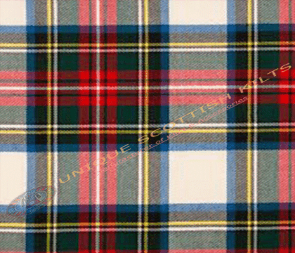 Dress-Stewart-Tartan Fabric - Running Yards - 16 Oz Weight, 54 inches Width
