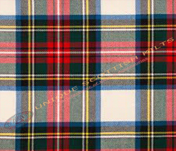 Dress-Stewart-Tartan Fabric - Running Yards - 16 Oz Weight, 54 inches Width