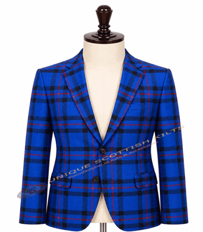 Elliot Modern Tartan Coat - Premium Highland Handmade Jacket