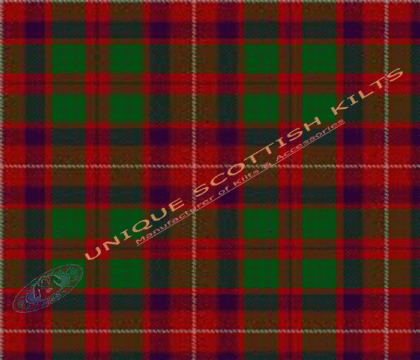 Geddes-Tartan Fabric - Running Yards - 16 Oz Weight, 54 inches Width