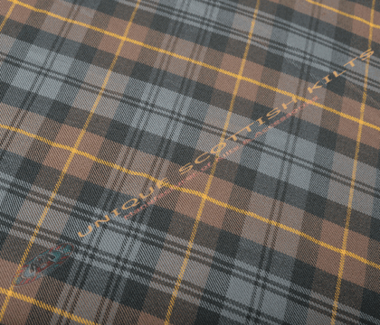 Gordon-Weathered-Tartan Fabric - Running Yards - 16 Oz Weight, 54 inches Width