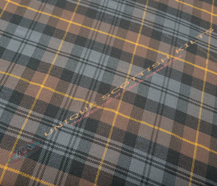 Gordon-Weathered-Tartan Fabric - Running Yards - 16 Oz Weight, 54 inches Width