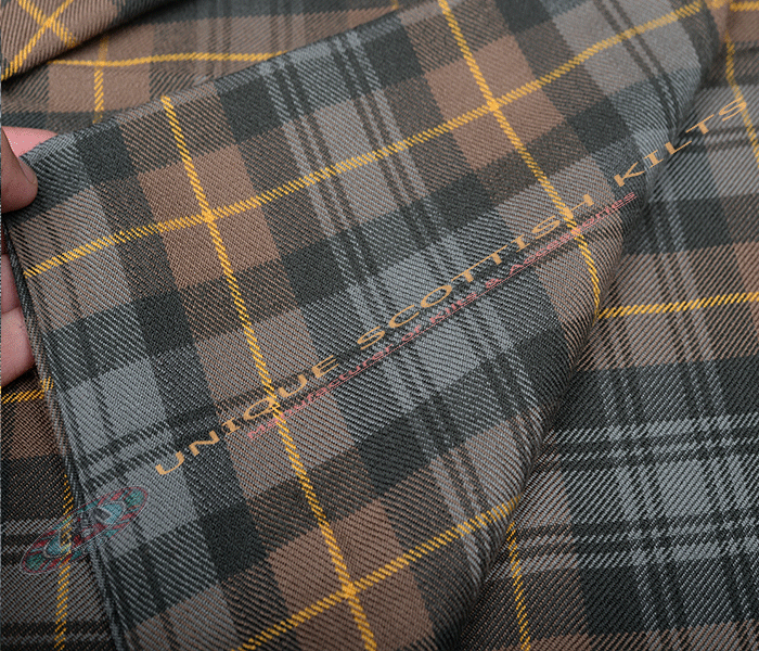 Gordon-Weathered-Tartan Fabric - Running Yards - 16 Oz Weight, 54 inches Width - Image 3
