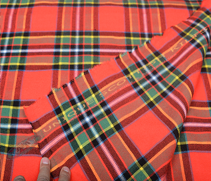 Gillespie-Ancient-Tartan Fabric - Running Yards - 16 Oz Weight, 54 inches Width - Image 3