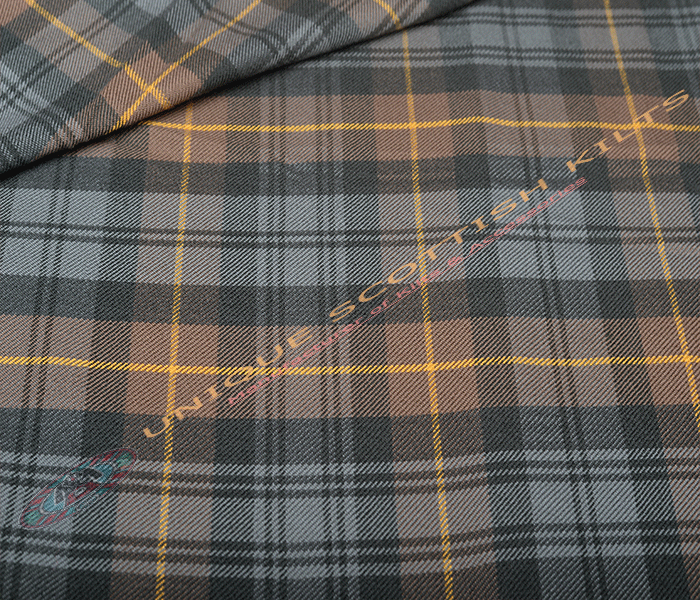 Gordon-Weathered-Tartan Fabric - Running Yards - 16 Oz Weight, 54 inches Width - Image 2