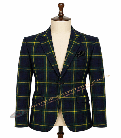 Gordon Tartan Coat - Premium Highland Handmade jacket